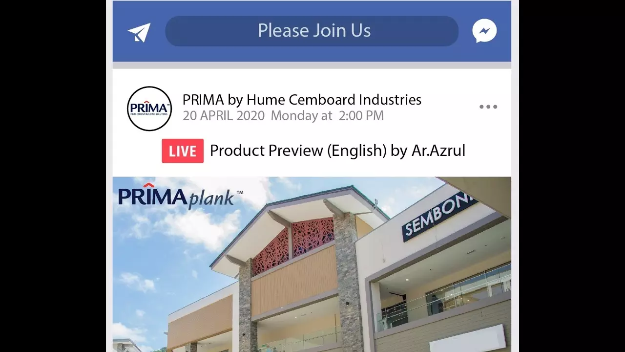 Product Preview : PRIMA Plank (Eng) by Ar.Azrul [FB Live] thumbnail
